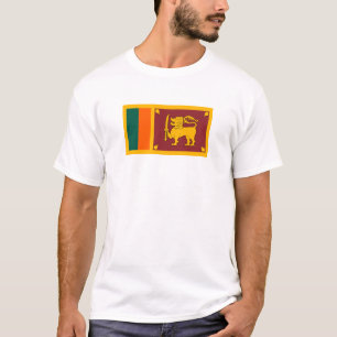 Vlag van Sri Lanka T-shirt