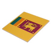 Vlag van Sri Lanka Tegeltje (Zijkant)