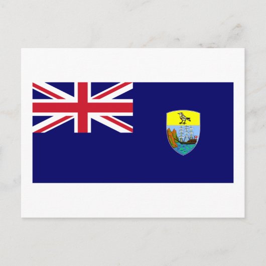 Vlag van St Helena Briefkaart (Voorkant)
