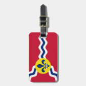 Vlag van St. Louis, Missouri Bagagelabel (Voorkant verticaal)
