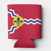 Vlag van St. Louis, Missouri Blikjeskoeler (Achterkant)