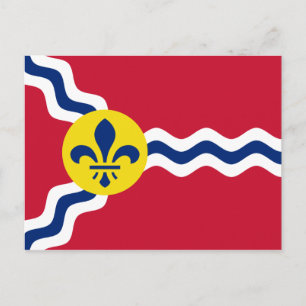 Vlag van St. Louis (Missouri) Briefkaart