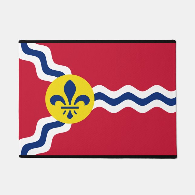 Vlag van St. Louis, Missouri Deurmat (Voorkant)