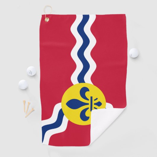 Vlag van St. Louis, Missouri Golfhanddoek (Insitu)