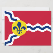 Vlag van St. Louis (Missouri) Kaart (Voorkant)