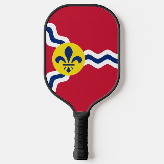 Vlag van St. Louis, Missouri Pickleball Paddle (Achterkant)