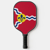 Vlag van St. Louis, Missouri Pickleball Paddle (Voorkant)