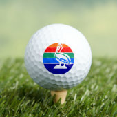 Vlag van St. Petersburg, Florida Golfballen (Insitu Shirt)