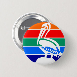 Vlag van St. Petersburg, Florida Ronde Button 5,7 Cm