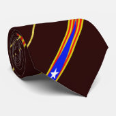 vlag van strepen van Catalaans Stropdas (Opgerold)