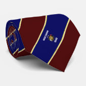 vlag van strepen van visconsin stropdas (Opgerold)
