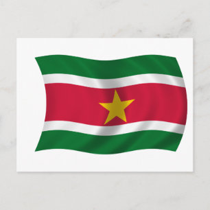 Vlag van Suriname Briefkaart