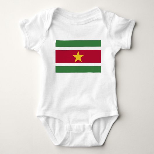 Vlag van Suriname Romper (Voorkant)