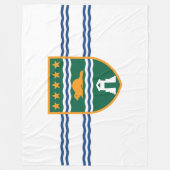 Vlag van Surrey (British Columbia, Canada) Fleece Deken (Voorkant)