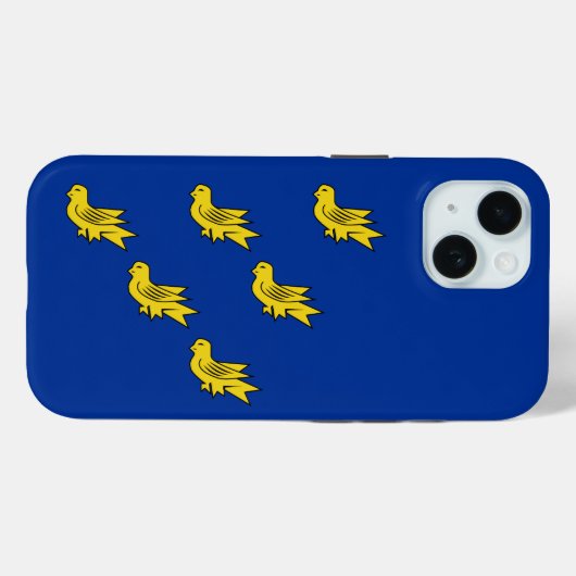 Vlag van Sussex Case-Mate iPhone Case (Achterkant (horizontaal))