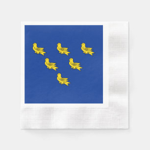 Vlag van Sussex servetten