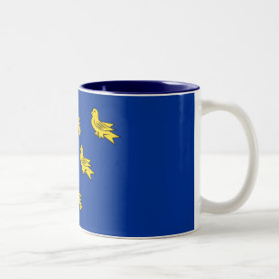 Vlag van Sussex Two-Tone Coffee Mok