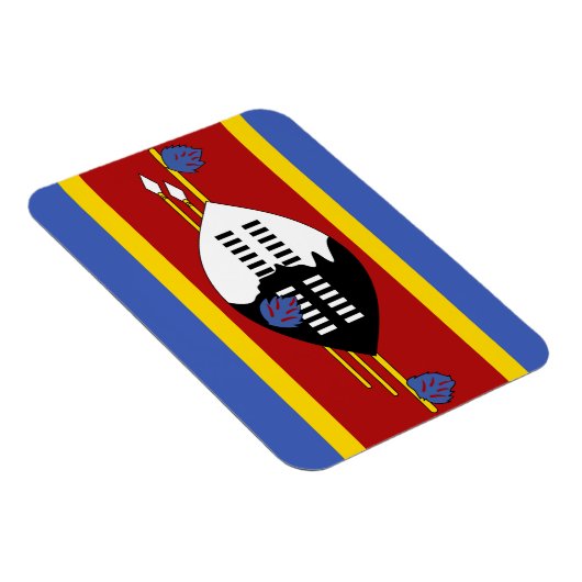 Vlag van Swaziland Magneet (Rechterzijde)