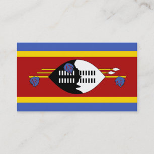 Vlag van Swaziland-Visitekaartjes Visitekaartje