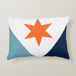 Vlag van Syracuse, New York Accent Kussen