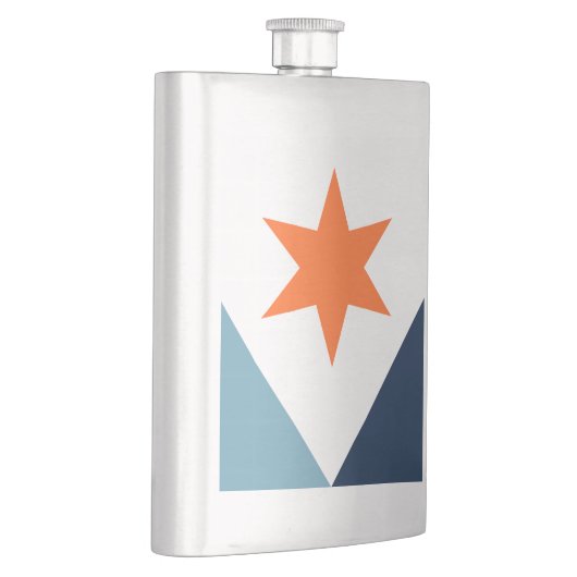 Vlag van Syracuse, New York Flacon (Rechts)