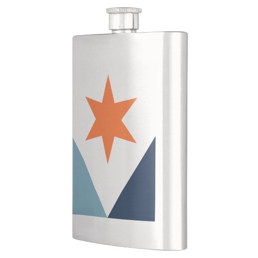 Vlag van Syracuse, New York Flacon (Links)