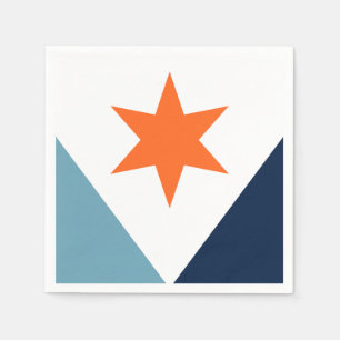 Vlag van Syracuse, New York Servet