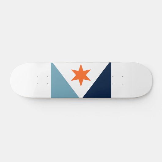 Vlag van Syracuse, New York Skateboard (Horizontaal)
