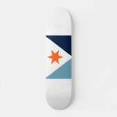 Vlag van Syracuse, New York Skateboard (Voorkant)