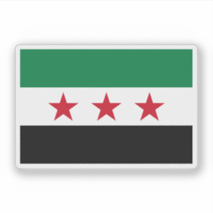Vlag van Syrië (december 2024) Sticker