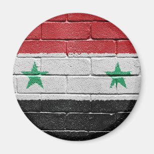 Vlag van Syrië Magneet