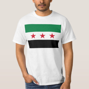 Vlag van Syrië - Syrische onafhankelijkheidsvlag T-shirt