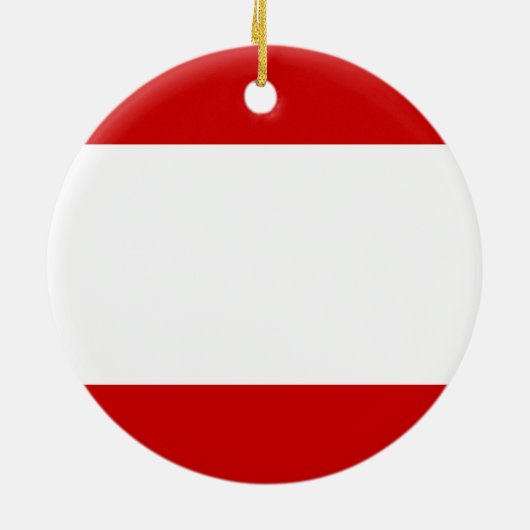 Vlag van Tahiti Keramisch Ornament (Achterkant)