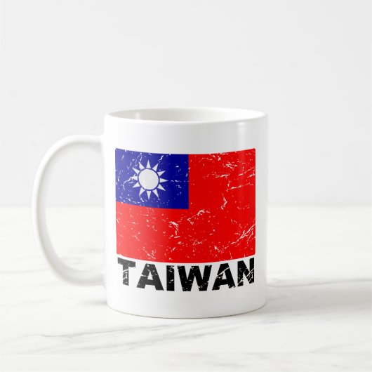  vlag van Taiwan Koffiemok (Links)