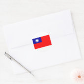 Vlag van Taiwan Ronde Sticker (Envelop)