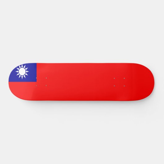 Vlag van Taiwan Skateboard (Horizontaal)