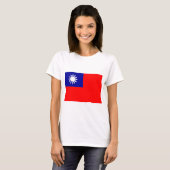 Vlag van Taiwan T-shirt (Voorkant volledig)