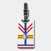 Vlag van Tampa, Bagagelabel van Florida (Voorkant verticaal)