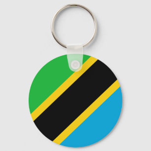 Vlag van Tanzania Sleutelhanger