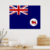 Vlag van Tasmania Poster (Keuken)