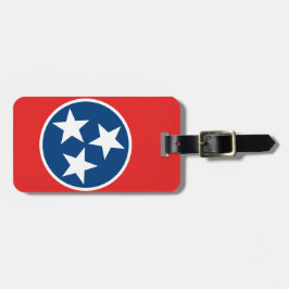 Vlag van Tennessee Bagagelabel