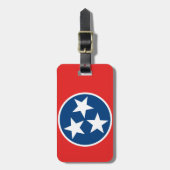Vlag van Tennessee Bagagelabel (Voorkant verticaal)