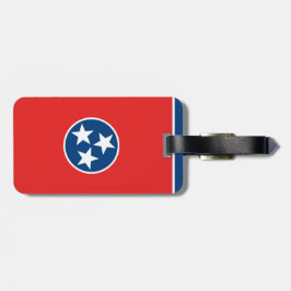 Vlag van Tennessee Bagagelabel