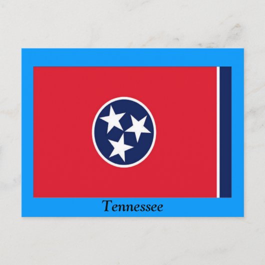 Vlag van Tennessee Briefkaart (Voorkant)