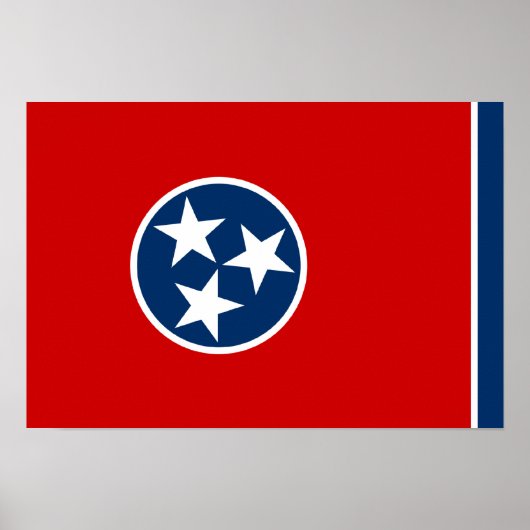Vlag van Tennessee Poster (Voorkant)