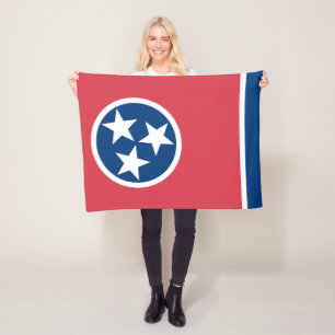 Vlag van Tennessee, VS Fleece Deken
