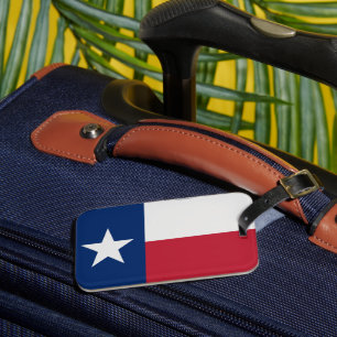 Vlag van Texas Bagagelabel