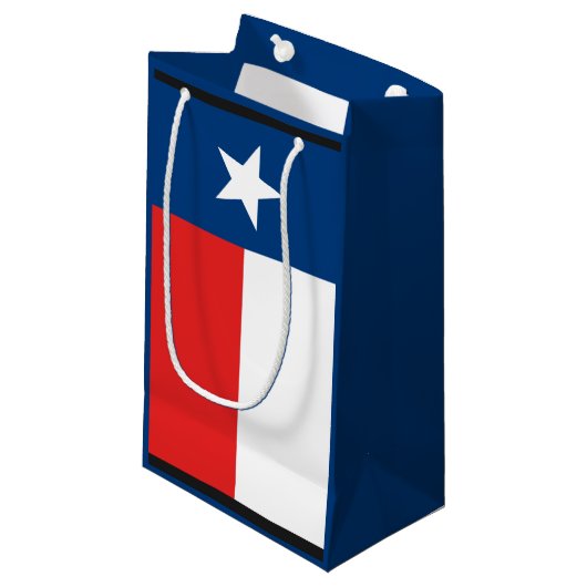 Vlag van Texas Klein Cadeauzakje (Voorkant Gekanteld)