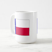 Vlag van Texas Koffiemok (Voorkant links)