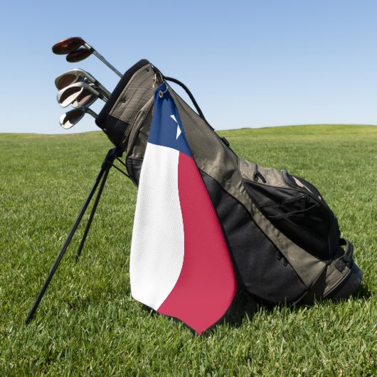 Vlag van Texas: Longhorns, de Texaanse eenzame ste Golfhanddoek (Groen)